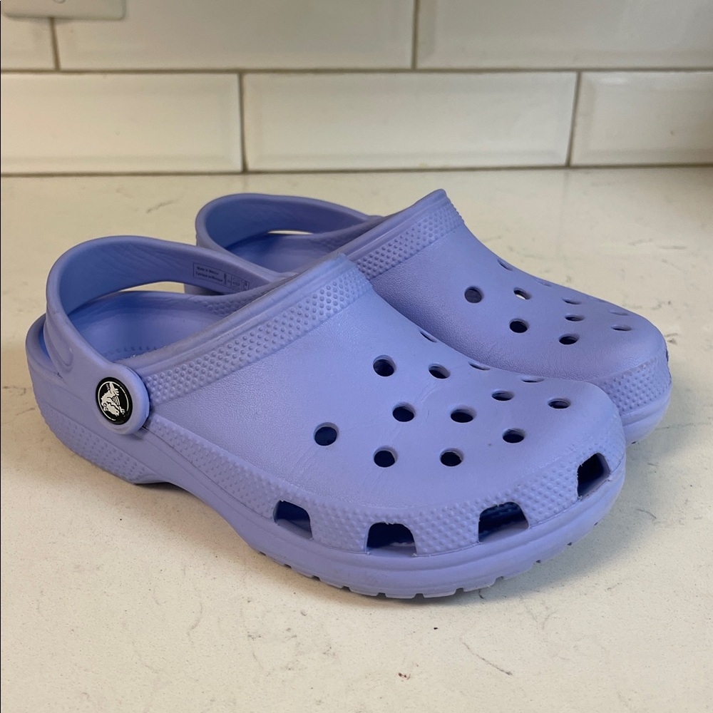 Crocs Kids' Classic Clog 206991 Purple Size 2 Junior - Picture 13 of 17